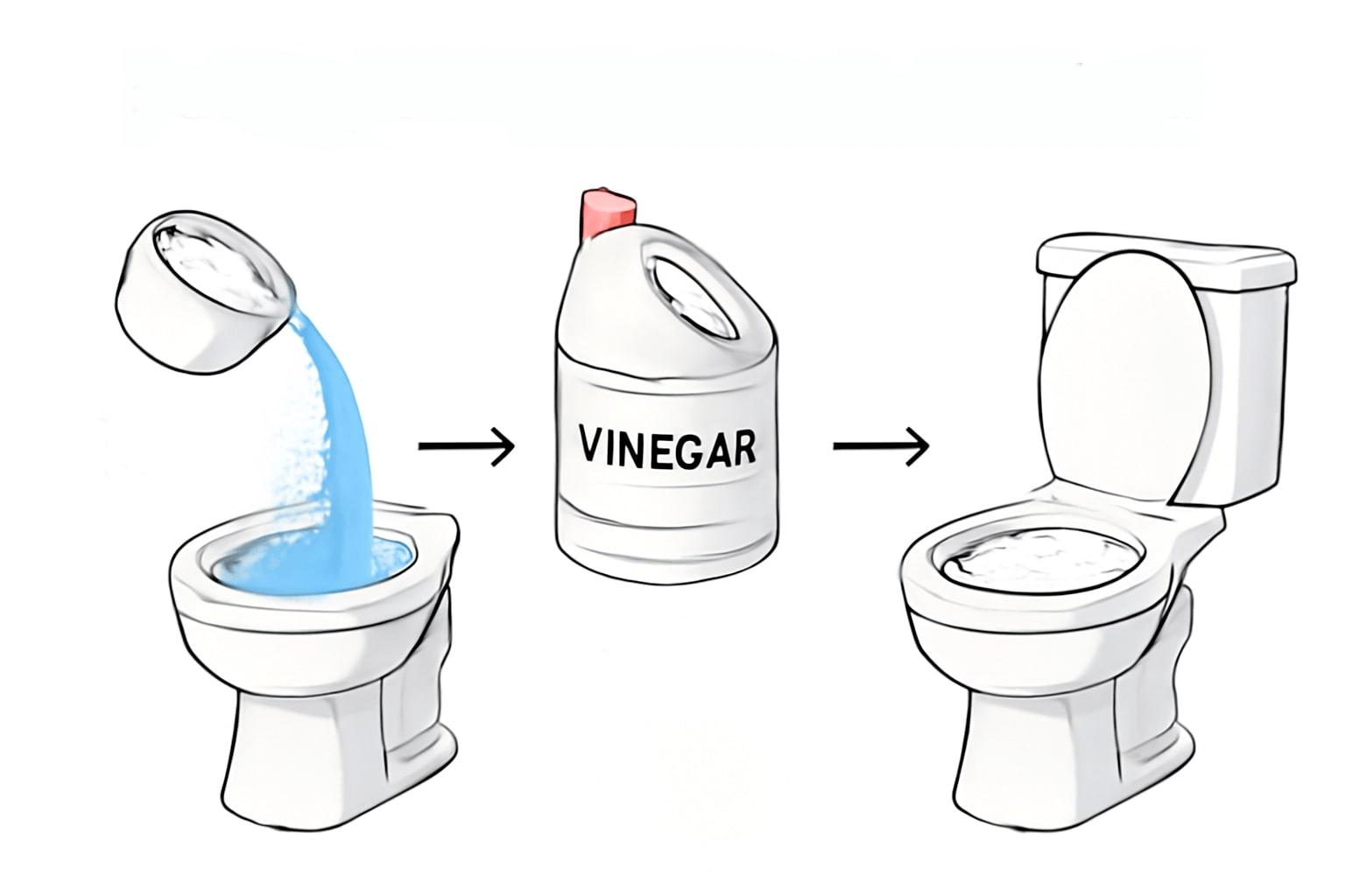 unclog toilet without plunger