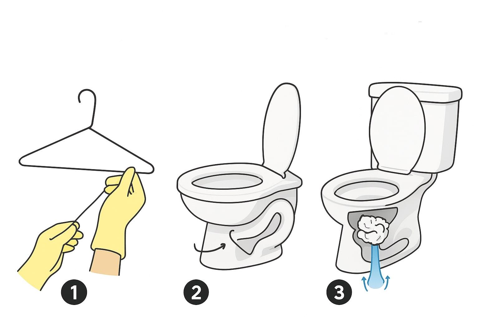 unclog toilet without plunger